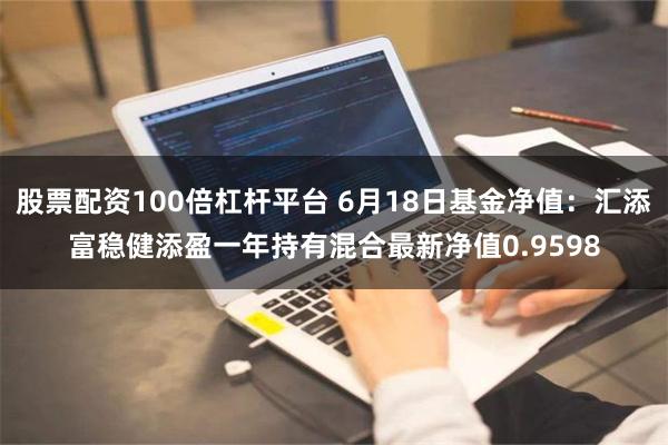 股票配资100倍杠杆平台 6月18日基金净值：汇添富稳健添盈一年持有混合最新净值0.9598