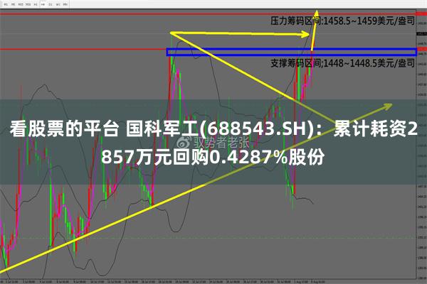 看股票的平台 国科军工(688543.SH)：累计耗资2857万元回购0.4287%股份