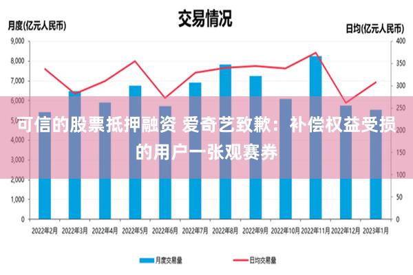 可信的股票抵押融资 爱奇艺致歉：补偿权益受损的用户一张观赛券