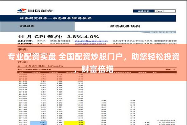 专业配资实盘 全国配资炒股门户，助您轻松投资，财富倍增