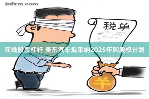 在线股票杠杆 美东汽车拟采纳2025年购股权计划